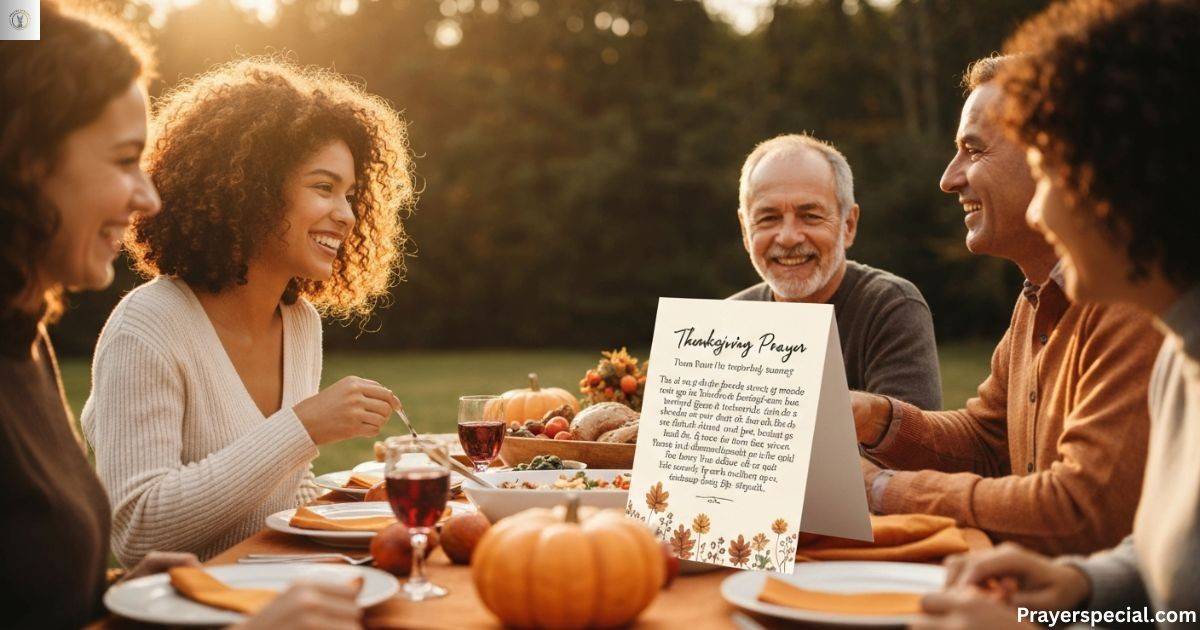 Happy Thanksgiving Prayer for Family, Friends, and Loved Ones