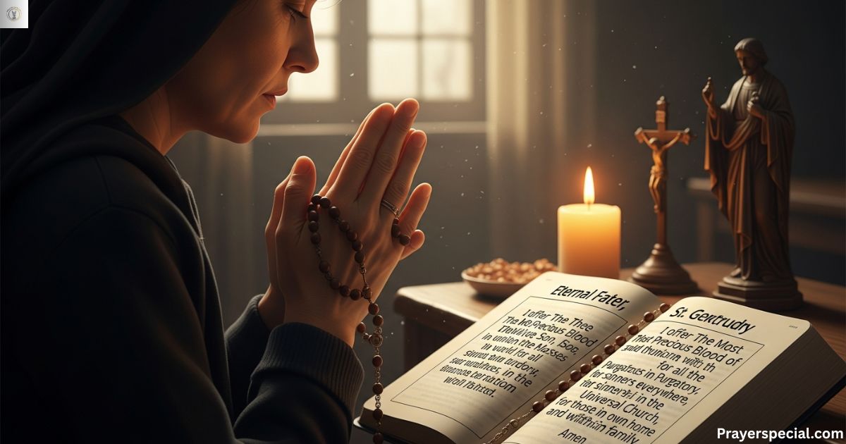 How to Pray the St Gertrude Prayer for Souls in Purgatory Daily