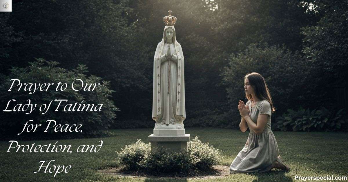 Prayer to Our Lady of Fatima for Peace, Protection, and Hope