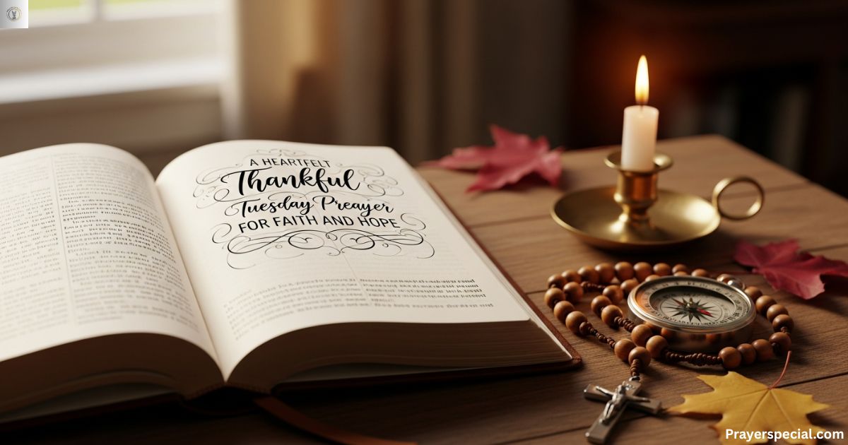 A Heartfelt Thankful Tuesday Prayer for Faith and Hope