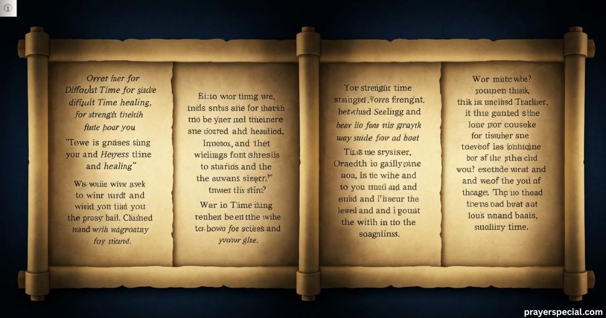 Faith-Filled Difficult Time Prayer Quotes for Strength and Healing