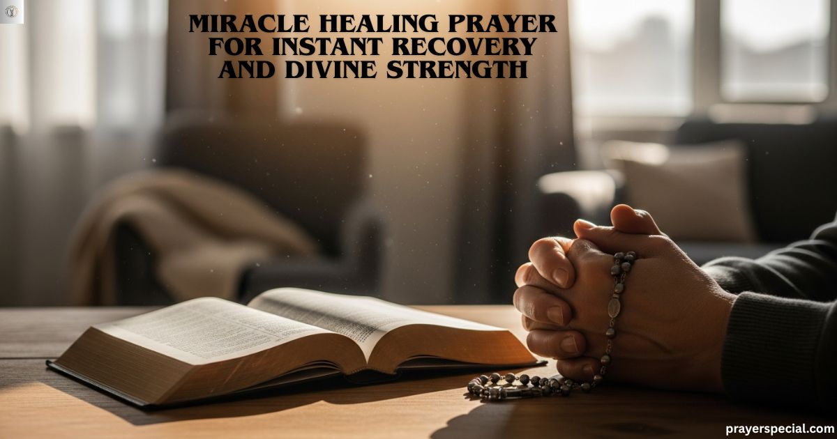 Miracle Healing Prayer for Instant Recovery and Divine Strength