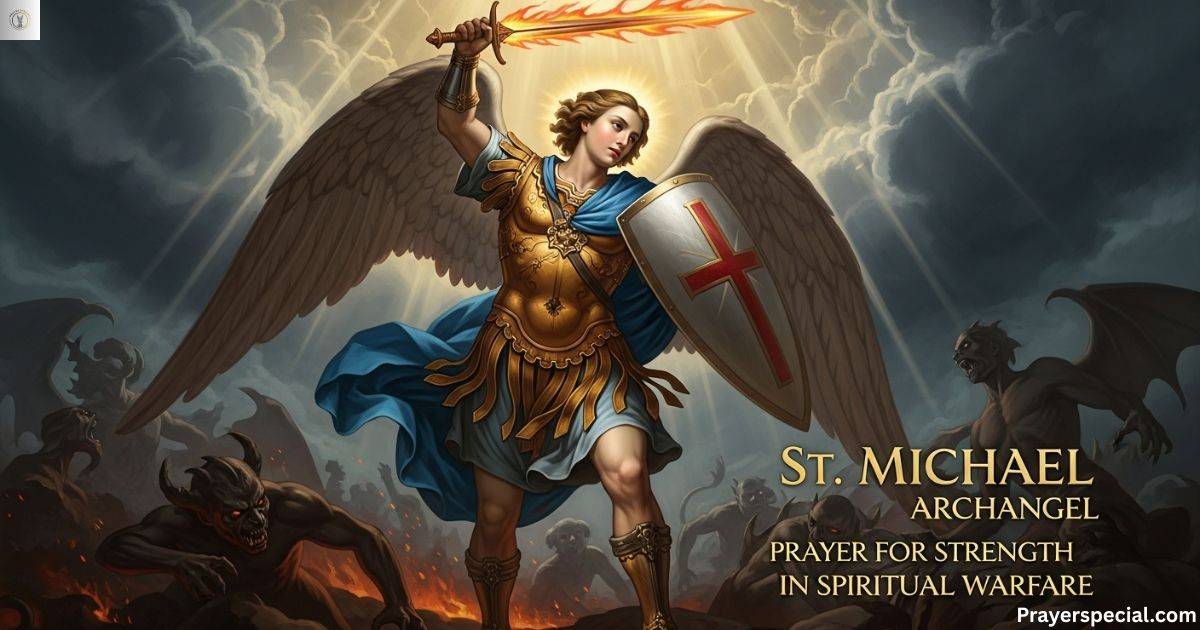 St. Michael Archangel Prayer for Strength in Spiritual Warfare