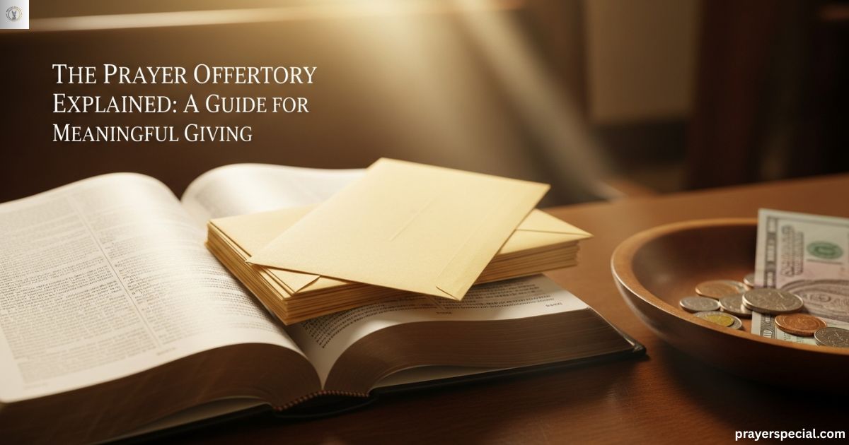 The Prayer Offertory Explained: A Guide for Meaningful Giving
