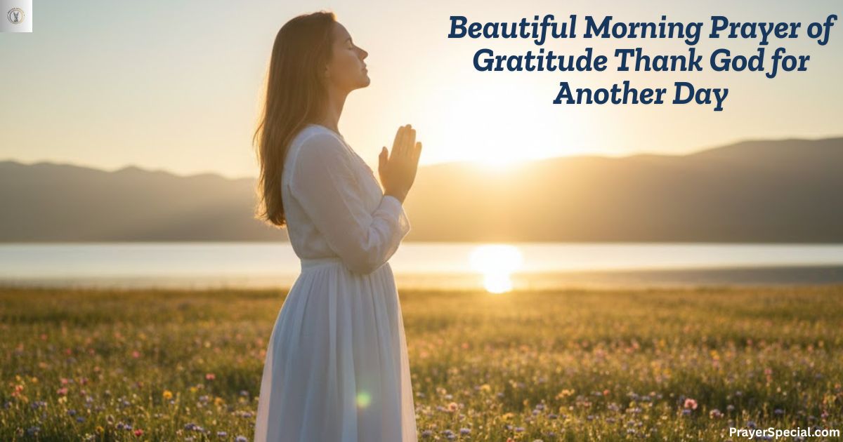 Beautiful Morning Prayer of Gratitude Thank God for Another Day