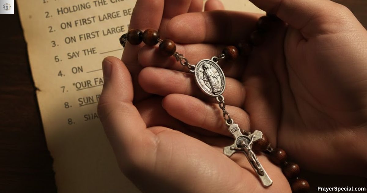 How to Pray the Rosary Prayer in English (Full Script Included)