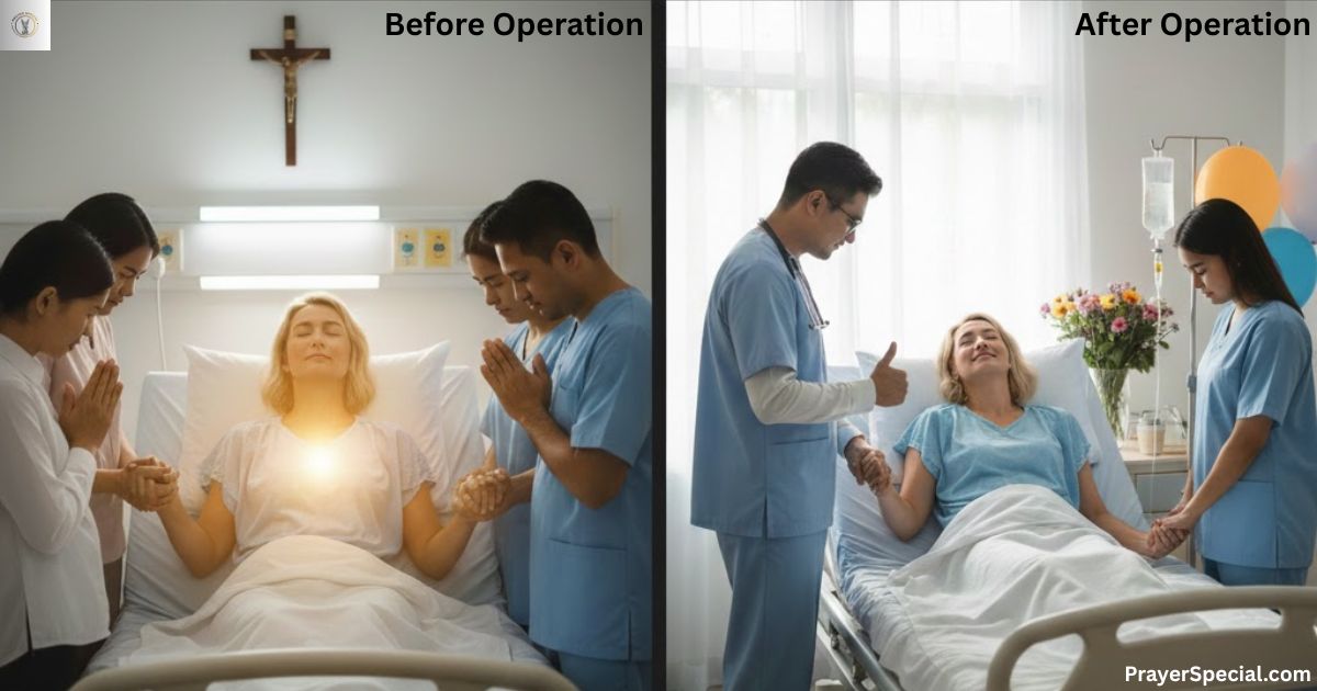 Prayers for Surgery and Recovery Before and After an Operation