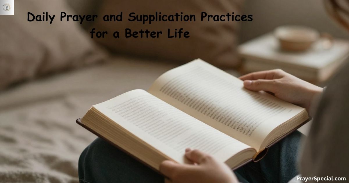 Daily Prayer and Supplication Practices for a Better Life
