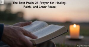 The Best Psalm 23 Prayer for Healing, Faith, and Inner Peace