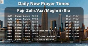 Best Source for Prayer Time in New York (Daily Updates)
