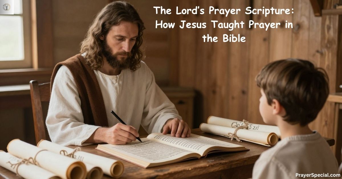 The Lord’s Prayer Scripture: How Jesus Taught Prayer in the Bible