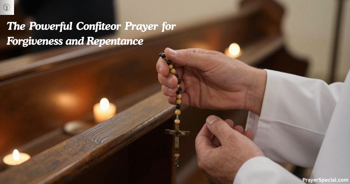 The Powerful Confiteor Prayer for Forgiveness and Repentance