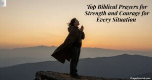 Top Biblical Prayers for Strength and Courage for Every Situation