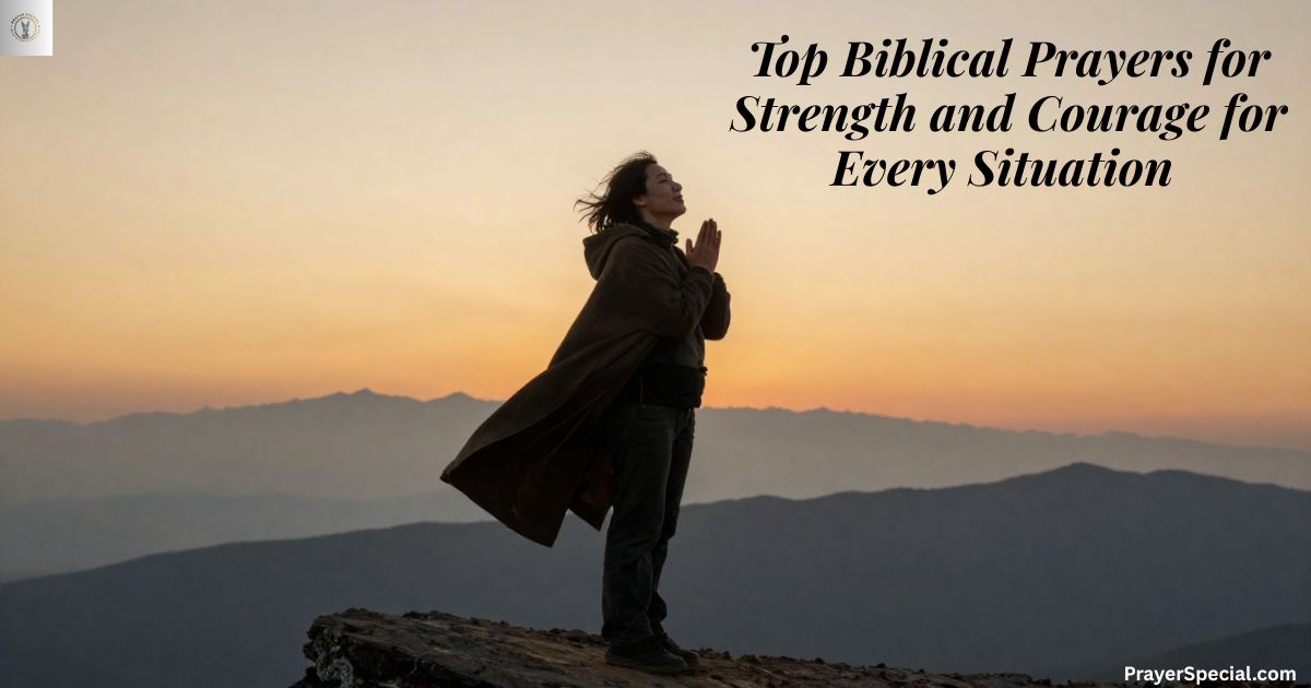 Top Biblical Prayers for Strength and Courage for Every Situation