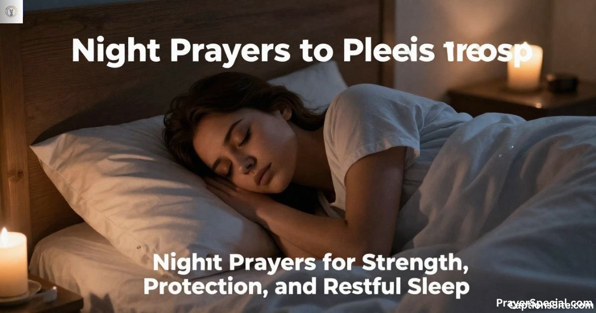 Night Prayers for Strength, Protection, and Restful Sleep