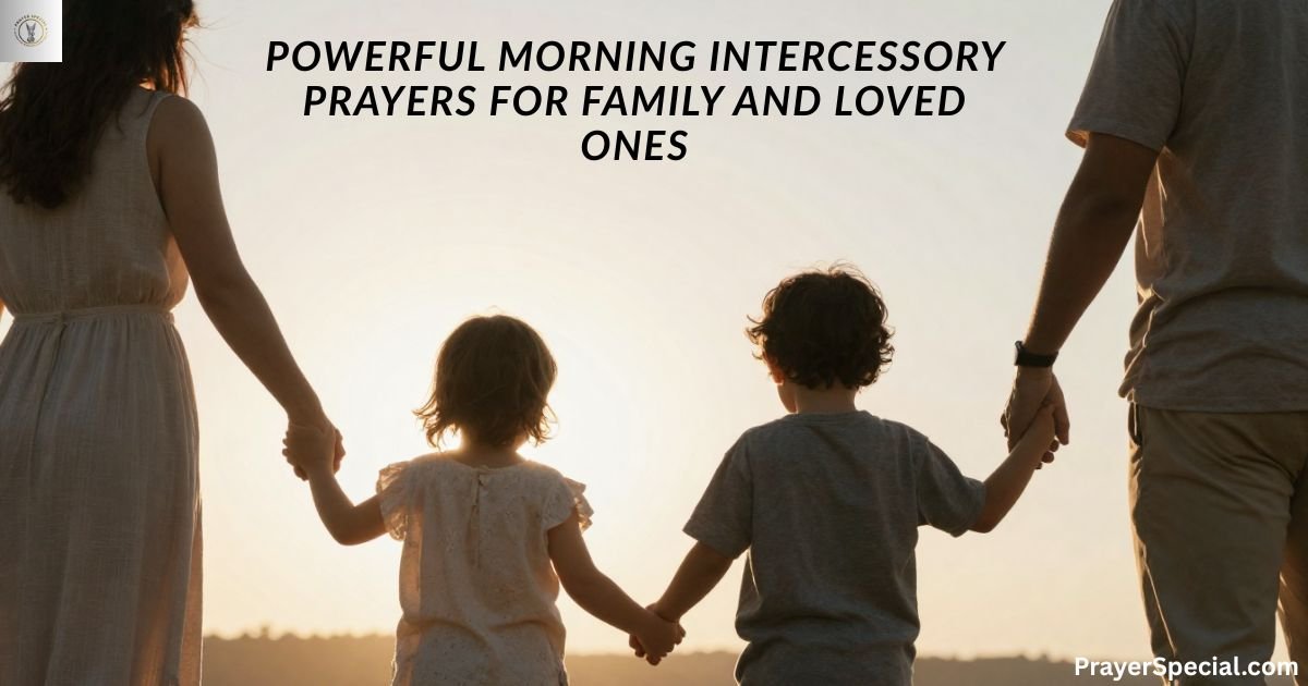 Powerful Morning Intercessory Prayers for Family and Loved Ones